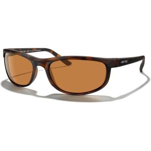 imageMERRYS Wrap Around Sport Polarized Sunglasses for Men Women Driving Fishing Cycling Running UV400 Protection S3027Matte Havana FrameOrange Polarized Lens