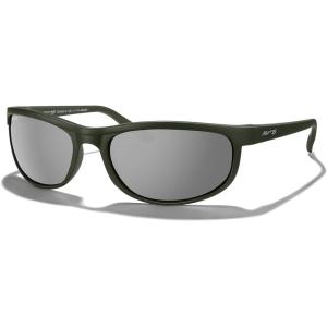 imageMERRYS Wrap Around Sport Polarized Sunglasses for Men Women Driving Fishing Cycling Running UV400 Protection S3027Military Olive FrameSilver Mirror Polarized Lens