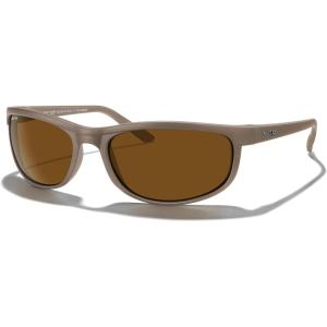 imageMERRYS Wrap Around Sport Polarized Sunglasses for Men Women Driving Fishing Cycling Running UV400 Protection S3027Tan FrameBrown Polarized Lens