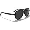 imageMERRYS Classic Polarized Aviator Sunglasses For Womens Mens Retro Double Bridge Aviators S8376Matte Black FrameBlack Polarized Lens