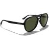 imageMERRYS Classic Polarized Aviator Sunglasses For Womens Mens Retro Double Bridge Aviators S8376Matte Black FrameG15 Polarized Lens