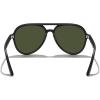 imageMERRYS Classic Polarized Aviator Sunglasses For Womens Mens Retro Double Bridge Aviators S8376Matte Black FrameG15 Polarized Lens