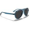 imageMERRYS Classic Polarized Aviator Sunglasses For Womens Mens Retro Double Bridge Aviators S8376Tra Blue FrameBlack Polarized Lens