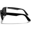 imageMERRYS Classic Square Shape Polarized Sunglasses for Womens Mens Retro Designer UV400 Sun Glasses S6140Black FrameBlack Lens