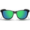 imageMERRYS Classic Square Shape Polarized Sunglasses for Womens Mens Retro Designer UV400 Sun Glasses S6140Black FrameGreen Mirror Lens