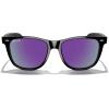 imageMERRYS Classic Square Shape Polarized Sunglasses for Womens Mens Retro Designer UV400 Sun Glasses S6140Black FramePurple Mirror Lens