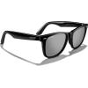 imageMERRYS Classic Square Shape Polarized Sunglasses for Womens Mens Retro Designer UV400 Sun Glasses S6140Black FrameSilver Mirror Lens