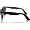 imageMERRYS Classic Square Shape Polarized Sunglasses for Womens Mens Retro Designer UV400 Sun Glasses S6140Blacktra FrameBrown Lens