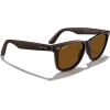 imageMERRYS Classic Square Shape Polarized Sunglasses for Womens Mens Retro Designer UV400 Sun Glasses S6140Brown FrameBrown Lens