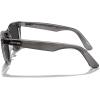 imageMERRYS Classic Square Shape Polarized Sunglasses for Womens Mens Retro Designer UV400 Sun Glasses S6140Greytra FrameBlack Lens