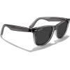 imageMERRYS Classic Square Shape Polarized Sunglasses for Womens Mens Retro Designer UV400 Sun Glasses S6140Greytra FrameBlack Lens