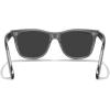 imageMERRYS Classic Square Shape Polarized Sunglasses for Womens Mens Retro Designer UV400 Sun Glasses S6140Greytra FrameBlack Lens