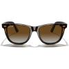 imageMERRYS Classic Square Shape Polarized Sunglasses for Womens Mens Retro Designer UV400 Sun Glasses S6140Leopard FrameBrown Gradient Lens