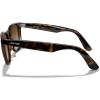 imageMERRYS Classic Square Shape Polarized Sunglasses for Womens Mens Retro Designer UV400 Sun Glasses S6140Leopard FrameBrown Gradient Lens