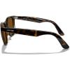 imageMERRYS Classic Square Shape Polarized Sunglasses for Womens Mens Retro Designer UV400 Sun Glasses S6140Leopard FrameBrown Lens