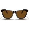 imageMERRYS Classic Square Shape Polarized Sunglasses for Womens Mens Retro Designer UV400 Sun Glasses S6140Leopard FrameBrown Lens