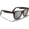 imageMERRYS Classic Square Shape Polarized Sunglasses for Womens Mens Retro Designer UV400 Sun Glasses S6140Leopard FrameSilver Mirror Lens