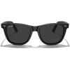 imageMERRYS Classic Square Shape Polarized Sunglasses for Womens Mens Retro Designer UV400 Sun Glasses S6140Matte Black FrameBlack Lens