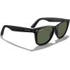 imageMERRYS Classic Square Shape Polarized Sunglasses for Womens Mens Retro Designer UV400 Sun Glasses S6140Matte Black FrameG15 Lens