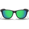 imageMERRYS Classic Square Shape Polarized Sunglasses for Womens Mens Retro Designer UV400 Sun Glasses S6140Matte Black FrameGreen Mirror Lens