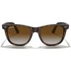 imageMERRYS Classic Square Shape Polarized Sunglasses for Womens Mens Retro Designer UV400 Sun Glasses S6140Matte Leopard FrameBrown Gradient Lens
