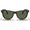 imageMERRYS Classic Square Shape Polarized Sunglasses for Womens Mens Retro Designer UV400 Sun Glasses S6140Matte Leopard FrameG15 Lens