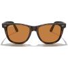 imageMERRYS Classic Square Shape Polarized Sunglasses for Womens Mens Retro Designer UV400 Sun Glasses S6140Matte Leopard FrameOrange Lens