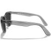 imageMERRYS Classic Square Shape Polarized Sunglasses for Womens Mens Retro Designer UV400 Sun Glasses S6140Tra Grey FrameBlack Lens
