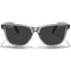 imageMERRYS Classic Square Shape Polarized Sunglasses for Womens Mens Retro Designer UV400 Sun Glasses S6140Tra Grey FrameBlack Lens