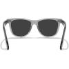 imageMERRYS Classic Square Shape Polarized Sunglasses for Womens Mens Retro Designer UV400 Sun Glasses S6140Tra Grey FrameBlack Lens