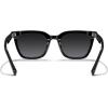 imageMERRYS Modern Men Women Acetate Square Polarized UV400 Sunglasses S6193Black FrameBlack Gradient Lens