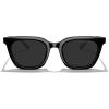 imageMERRYS Modern Men Women Acetate Square Polarized UV400 Sunglasses S6193Black FrameBlack Lens