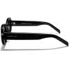 imageMERRYS Modern Oval Round Acetate Sunglasses for Women UV400 Polarized Sunglasses S6191Black FrameBlack Gradient Lens