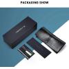 imageMERRYS Modern Oval Round Acetate Sunglasses for Women UV400 Polarized Sunglasses S6191Black FrameBlack Gradient Lens