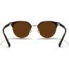 imageMERRYS Modern SemiRimless Square Acetate Sunglasses for Women and Men UV400 Polarized Sunglasses S6190Brown FrameGold BridgeBrown Lens