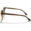 imageMERRYS Modern SemiRimless Square Acetate Sunglasses for Women and Men UV400 Polarized Sunglasses S6190Brown FrameGold BridgeBrown Lens