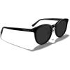 imageMERRYS Modern Women Lady Acetate Oval Round Polarized UV400 Sunglasses S6192Black FrameBlack Lens