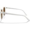 imageMERRYS Modern Women Lady Acetate Oval Round Polarized UV400 Sunglasses S6192Creamy White FrameBrown Lens