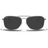 imageMERRYS Retro Metal Square Aviator Polarized Sunglasses for Men Women S6028Gun FrameBlack Polarized Lens