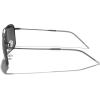 imageMERRYS Retro Metal Square Aviator Polarized Sunglasses for Men Women S6028Gun FrameBlack Polarized Lens