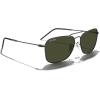 imageMERRYS Retro Metal Square Aviator Polarized Sunglasses for Men Women S6028Gun FrameG15 Polarized Lens