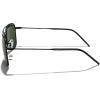 imageMERRYS Retro Metal Square Aviator Polarized Sunglasses for Men Women S6028Matte Black FrameG15 Polarized Lens