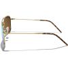 imageMERRYS Retro Metal Square Aviator Polarized Sunglasses for Men Women S6028Polished Gold FrameBlue Mirror Polarized Lens