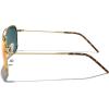 imageMERRYS Retro Metal Square Aviator Polarized Sunglasses for Men Women S6028Polished Gold FrameRed Mirror Polarized Lens