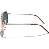 imageMERRYS Retro Metal Square Aviator Polarized Sunglasses for Men Women S6028Rose Gold FrameCopper Lens