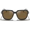 imageMERRYS Retro Square Polarized Sunglasses for Women Men Classic Trendy Sunnies S6030Black FrameBrown Lens