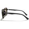 imageMERRYS Retro Square Polarized Sunglasses for Women Men Classic Trendy Sunnies S6030Black FrameBrown Lens