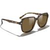imageMERRYS Retro Square Polarized Sunglasses for Women Men Classic Trendy Sunnies S6030Leopard FrameBrown Lens