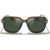 imageMERRYS Retro Square Polarized Sunglasses for Women Men Classic Trendy Sunnies S6030Leopard FrameG15 Lens
