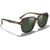 imageMERRYS Retro Square Polarized Sunglasses for Women Men Classic Trendy Sunnies S6030Leopard FrameG15 Lens